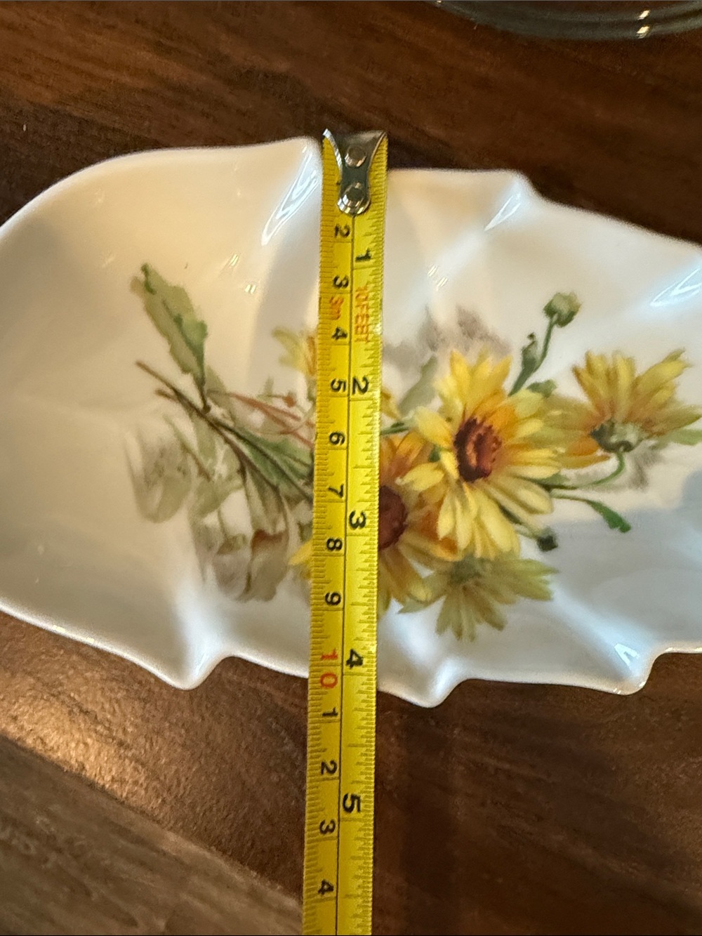 Vintage Old Nuremberg Bavaria Germany Porcelain Leaf Dish Hand Painted Candy - Picture 4 of 4
